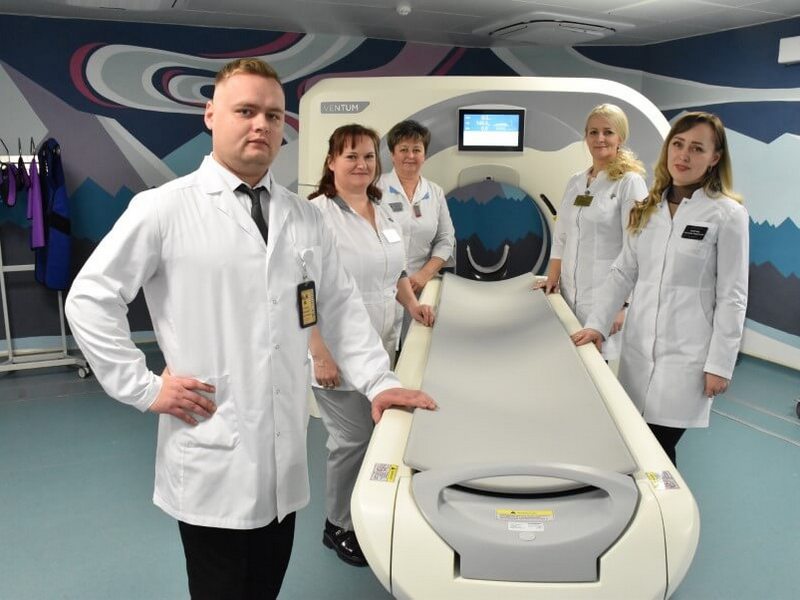 В Березинской ЦРБ открылся кабинет компьютерной томографии 24.12.2025